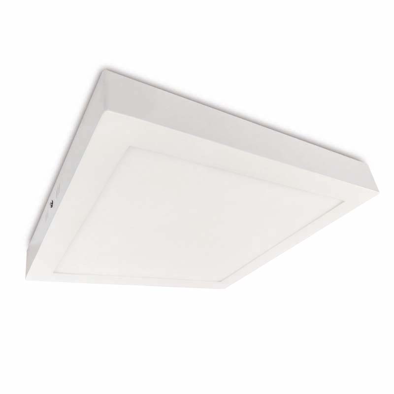 SLIM, PLAFÓN LED CUADRADO BLANCO 24W- 3200K